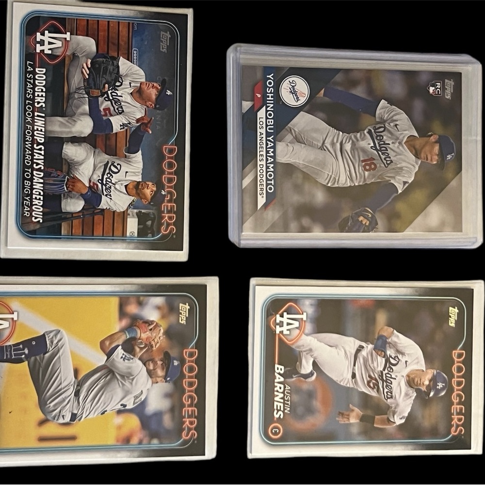 Topps Dodgers Baseball Card Collection